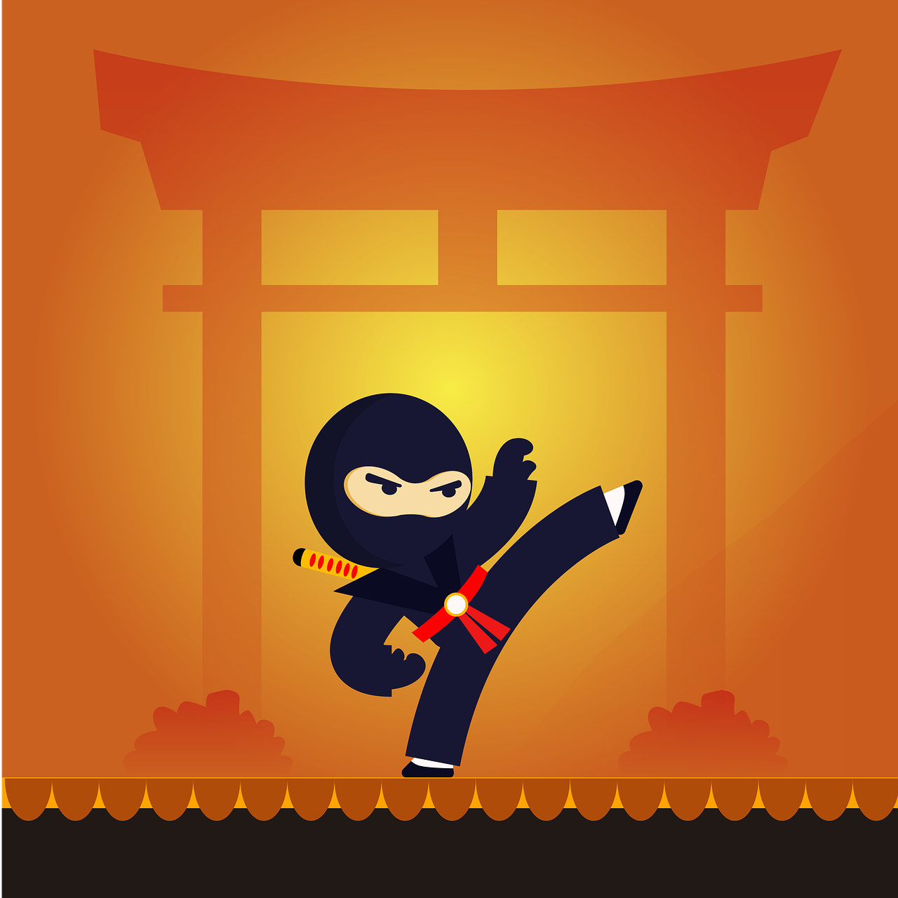 ninja, warrior, japanese